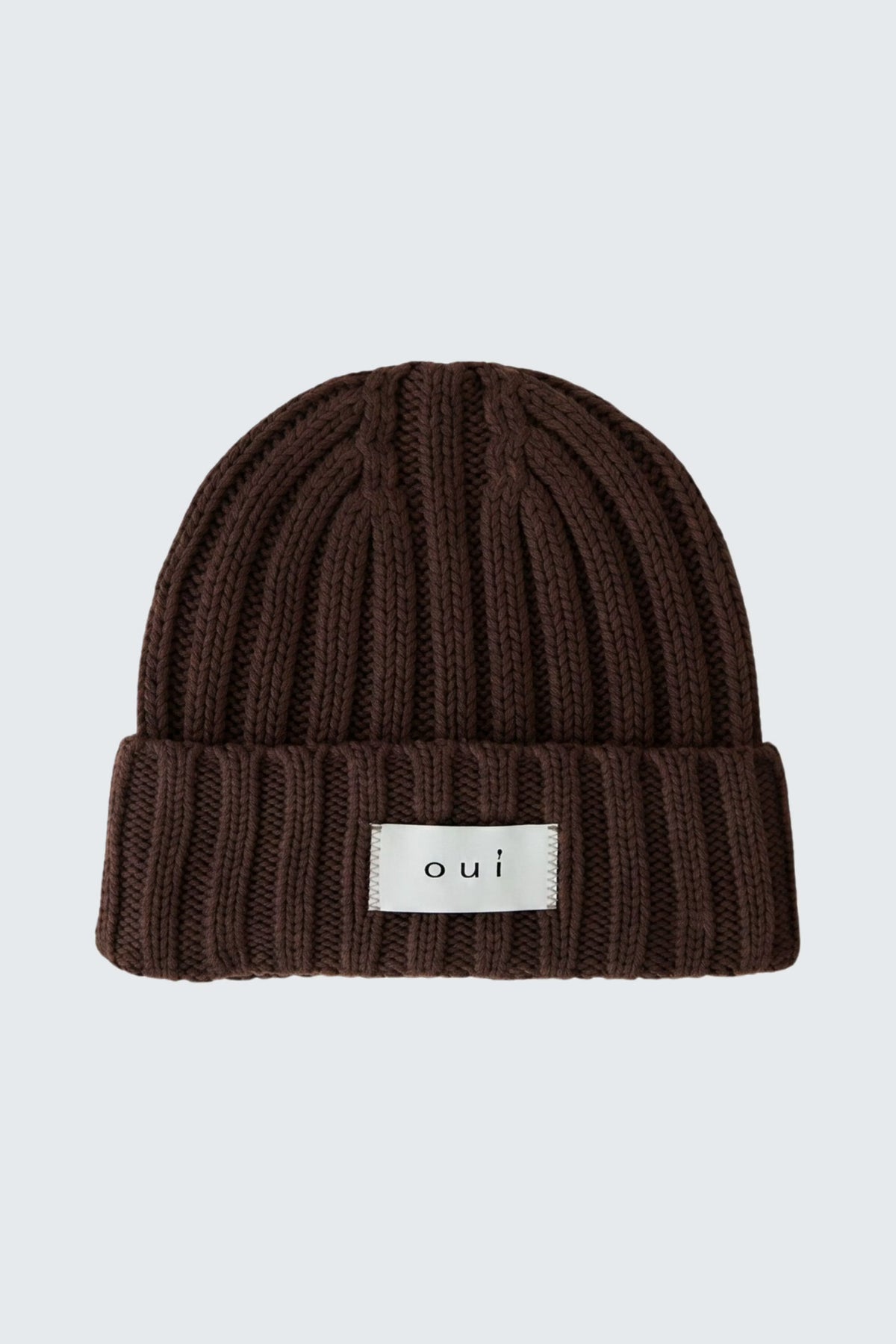 Oui 8936 Chocolate Beanie