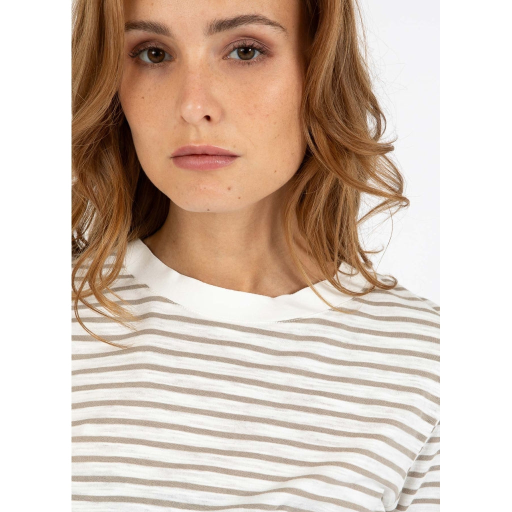 Coster Sand T Shirt Stripe CCH1174