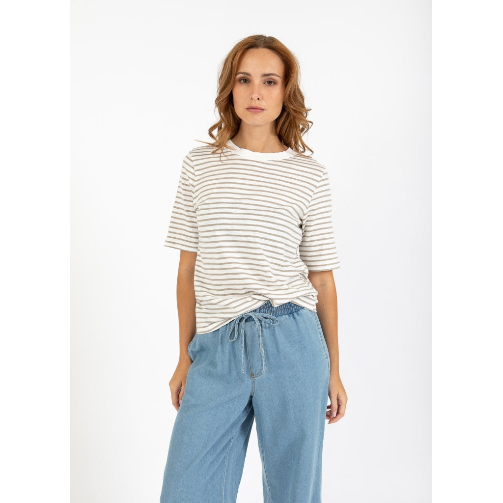 Coster Sand T Shirt Stripe CCH1174