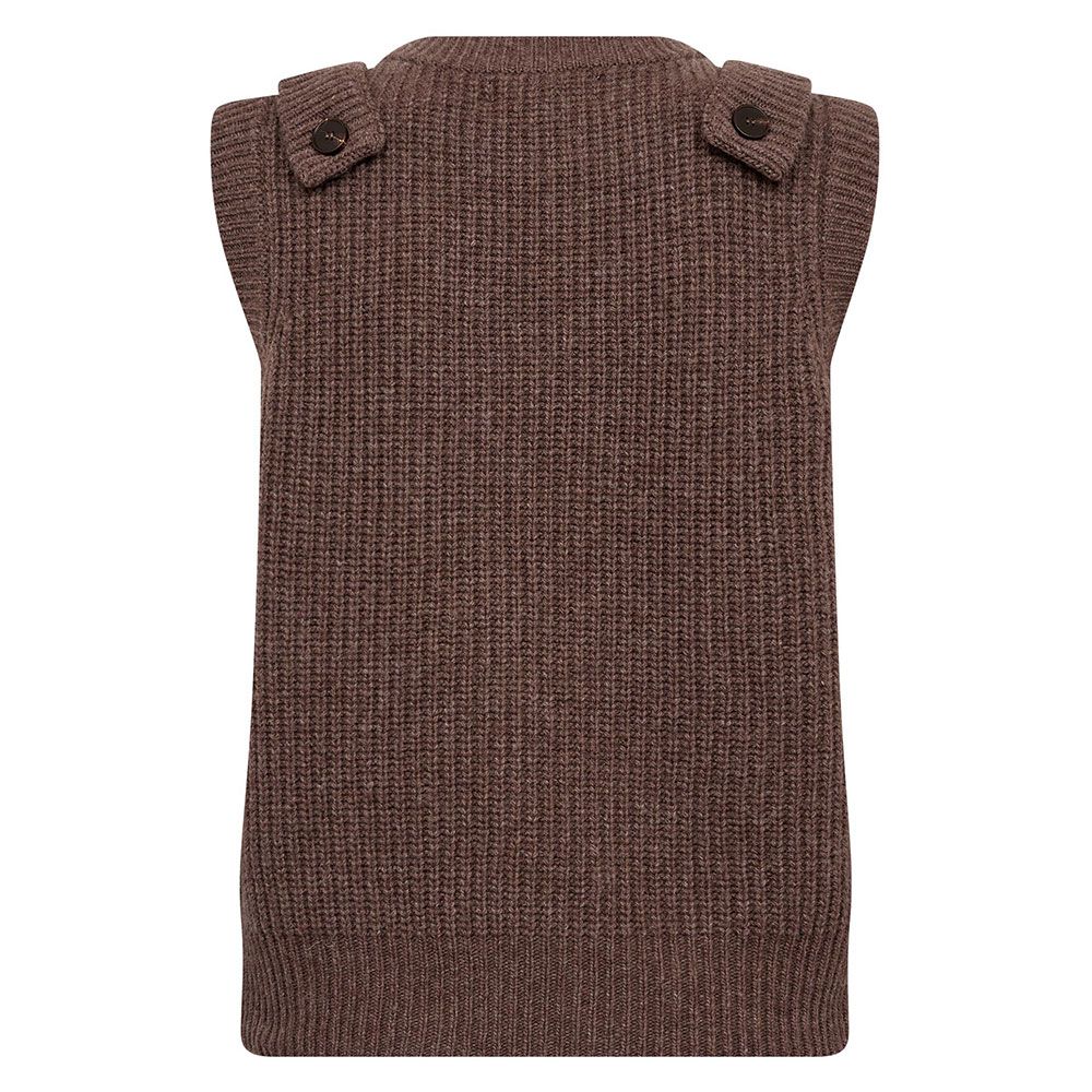 Co' Couture Alvia Brown Knit Vest