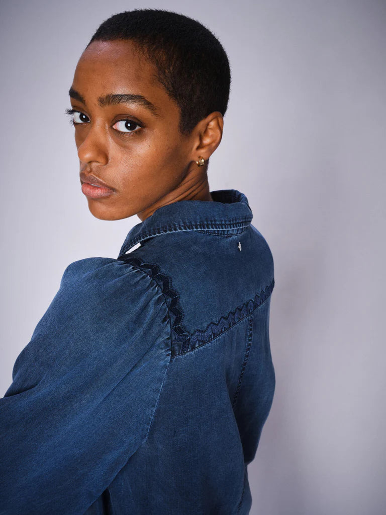 Mos Mosh Fozi Denim Blouse