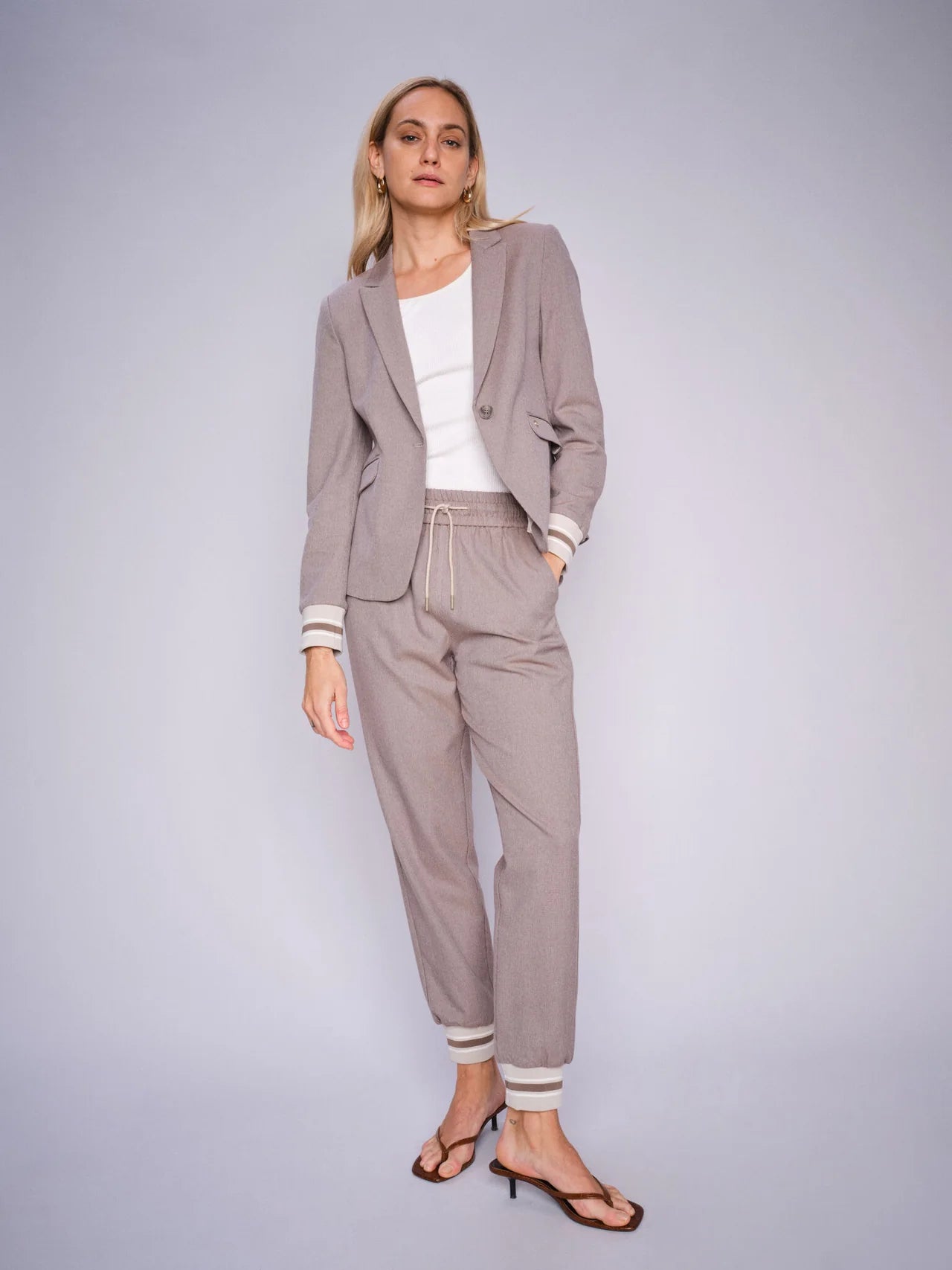 Mos Mosh Lucie Brown Cuffed Pant