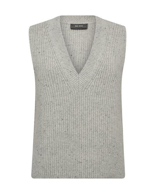 Mos Mosh Zhara Grey Knit Vest
