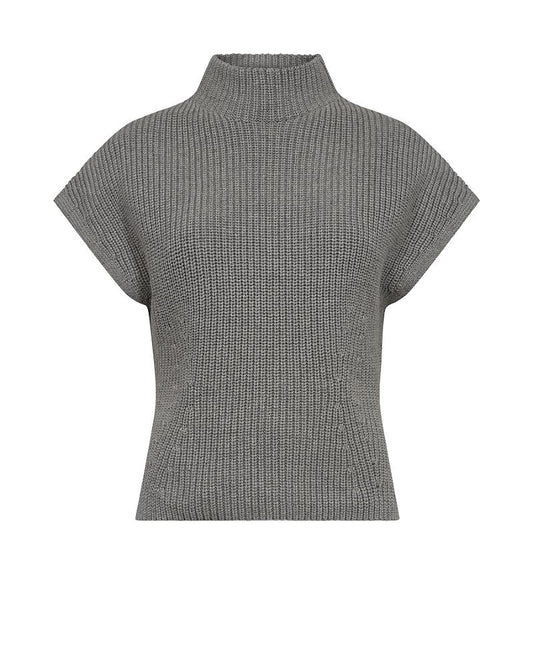 Mos Mosh Biola Grey Knit Vest