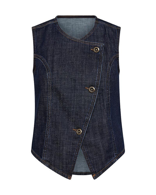 Mos Mosh Ceden Denim Waistcoat