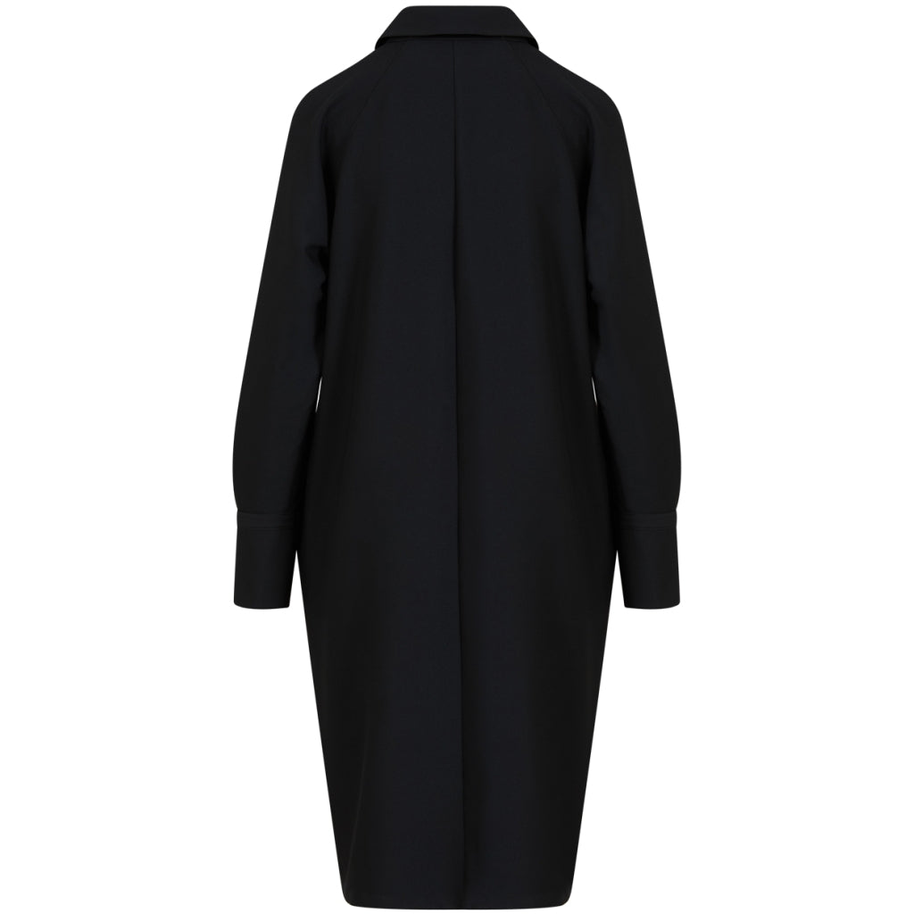 Coster Black Dress with Gold Buttons 233-5457