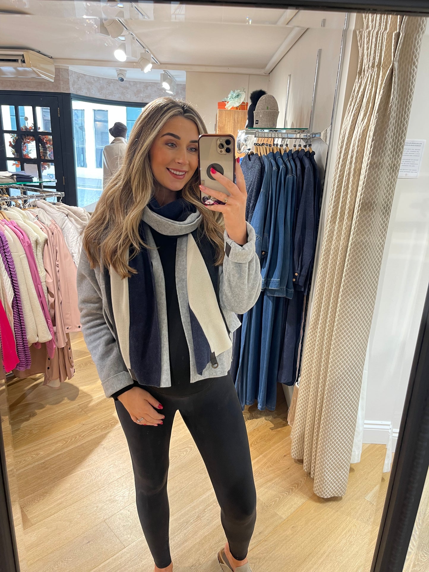 Henriette Steffensen 4125  Evening Blue Scarf 329