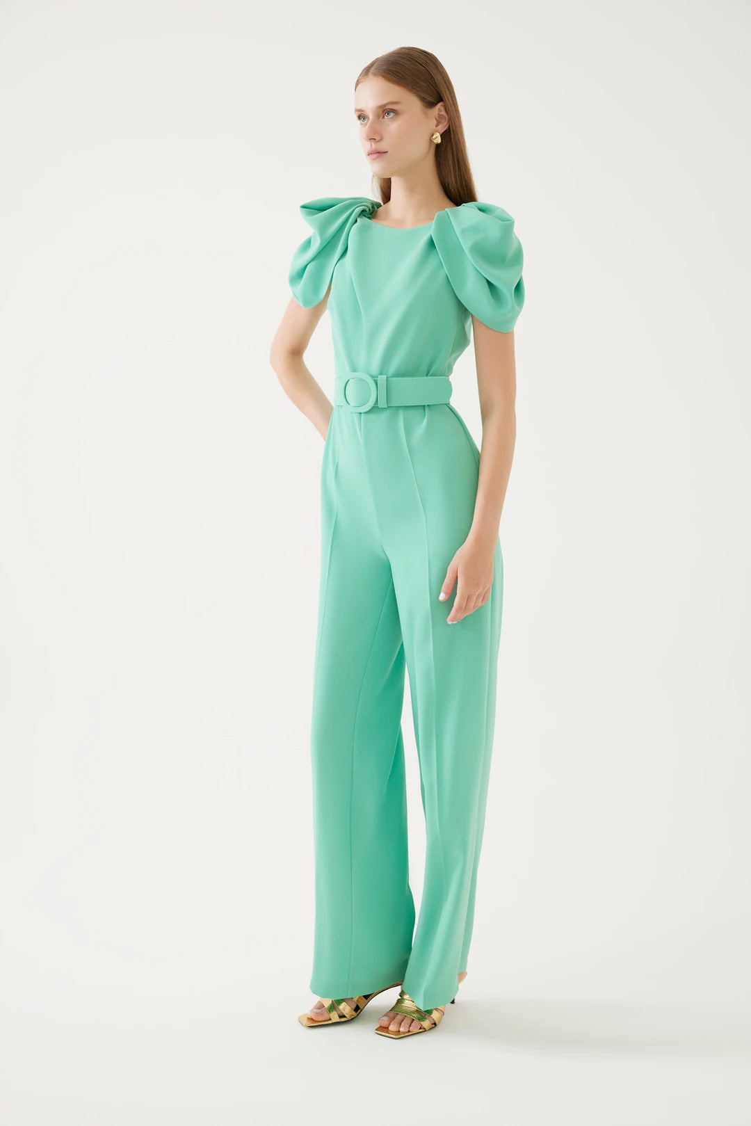 Mint green jumpsuit online