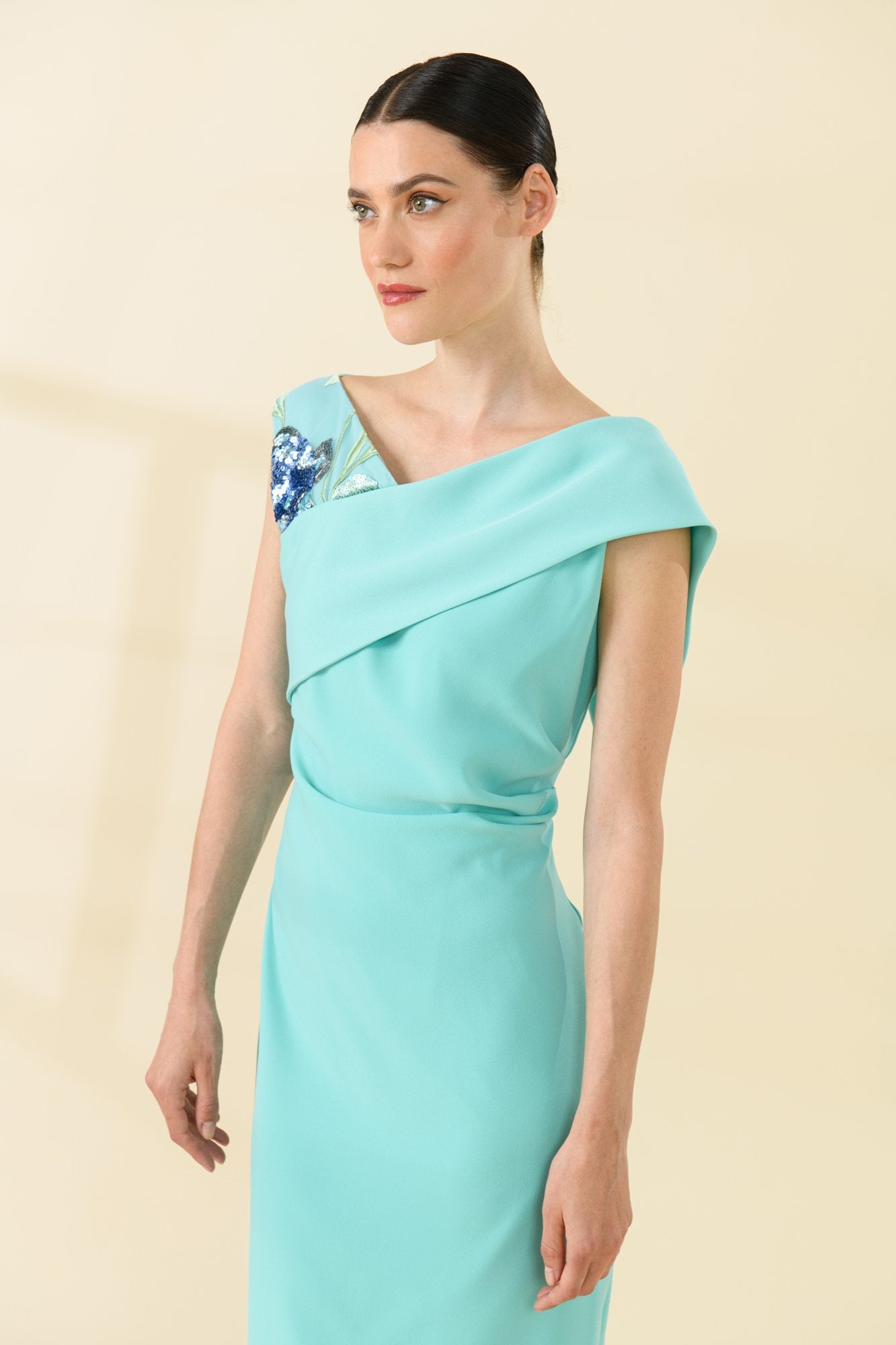 Caroline Kilkenny Carolyn Sea Green Dress