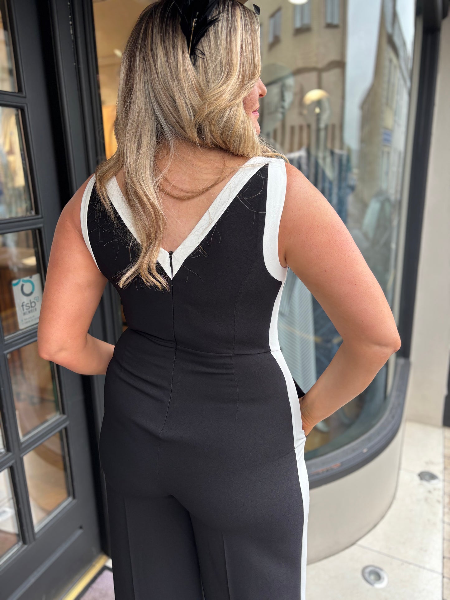 Exquise Meadow Black Jumpsuit