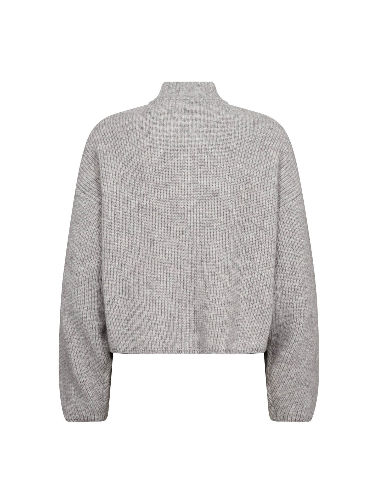 Co' Couture Grey String Knit Jumper