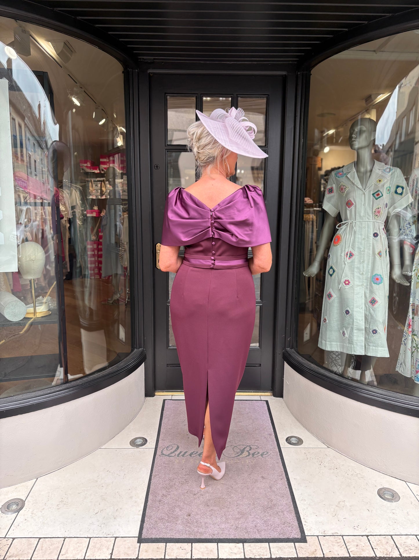 Anoola D475 Plum Dress