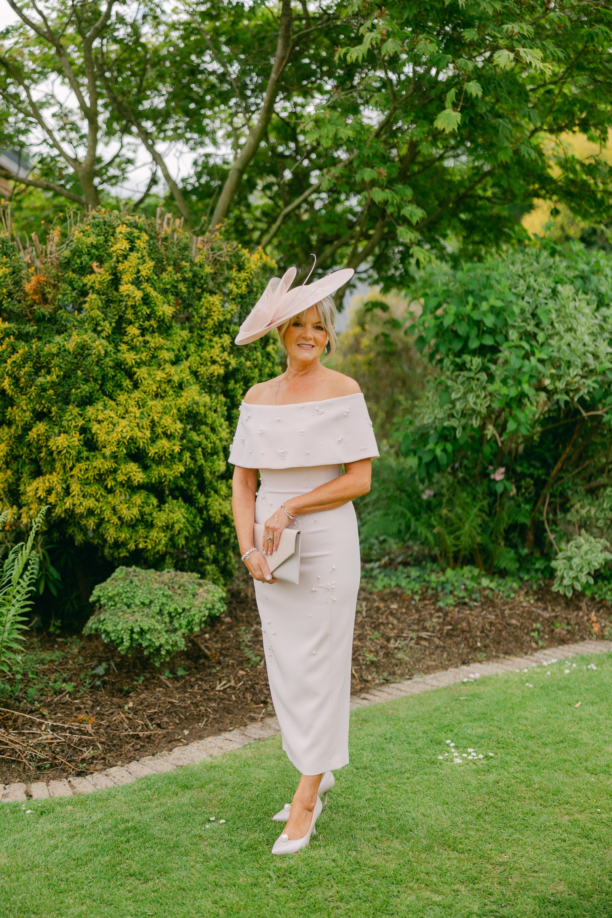 John Charles 29296 Pink Mother of the Bride Dress