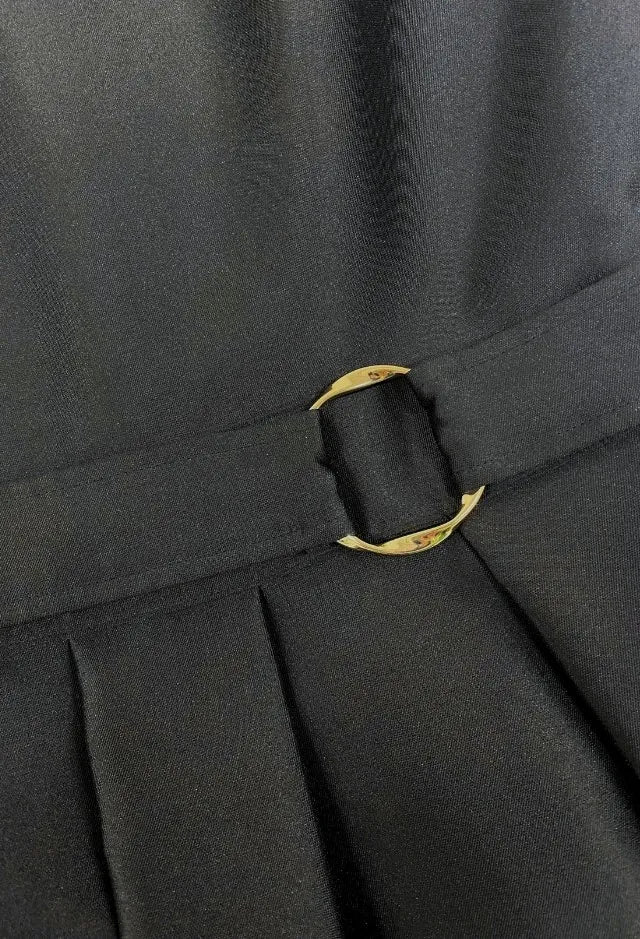 Fee G 887B/142 Black Grace Pleated Dress
