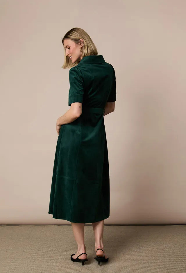 Fee G 891Y/152 Roxanne Green Cord Dress