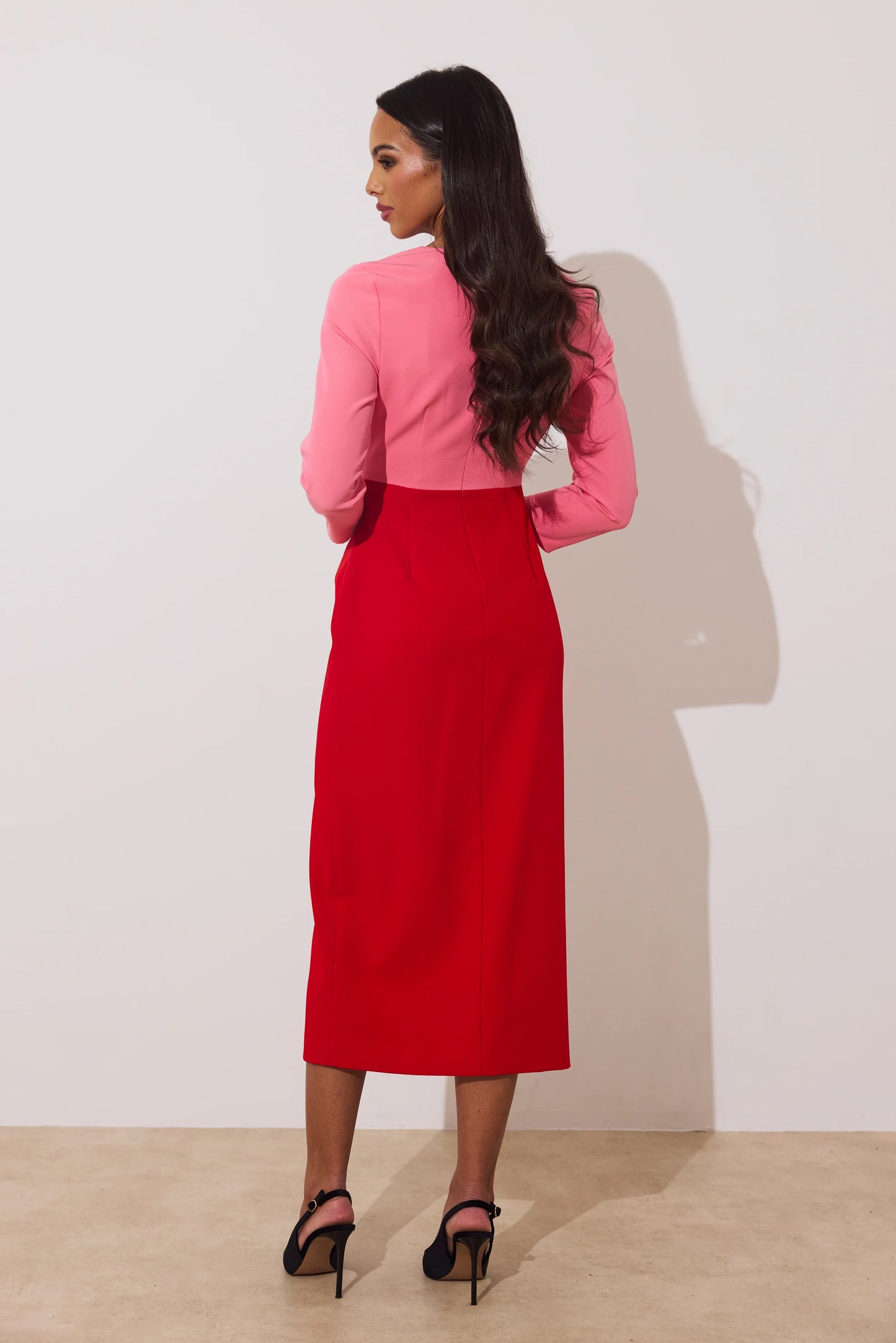 The 8th Sign 8SAW709 Carmen Midi Dress