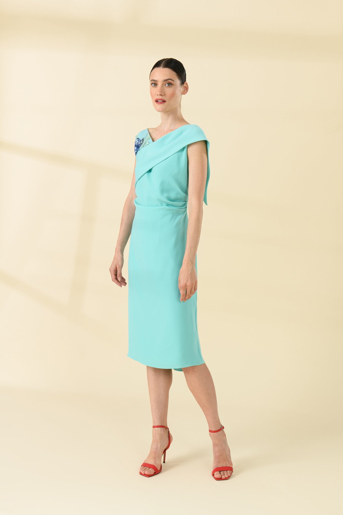 Caroline Kilkenny Carolyn Sea Green Dress