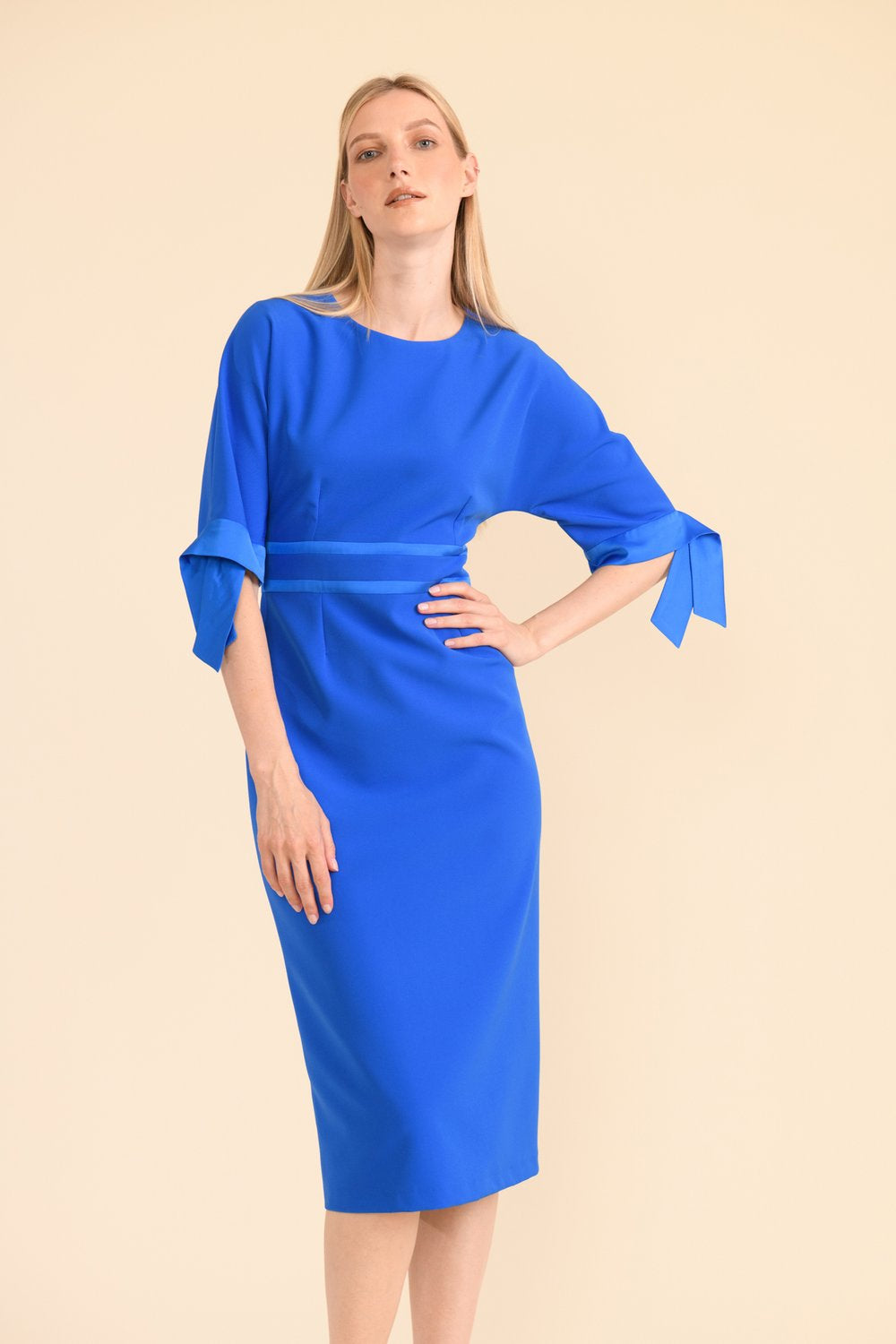 Caroline Kikenny Aria Blue Dress