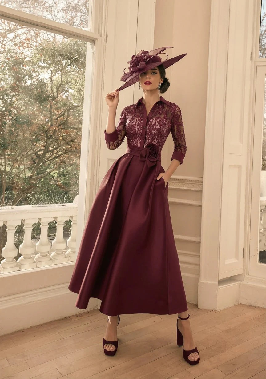 Veni Infantino 992805 Maroon/Maroon Dress