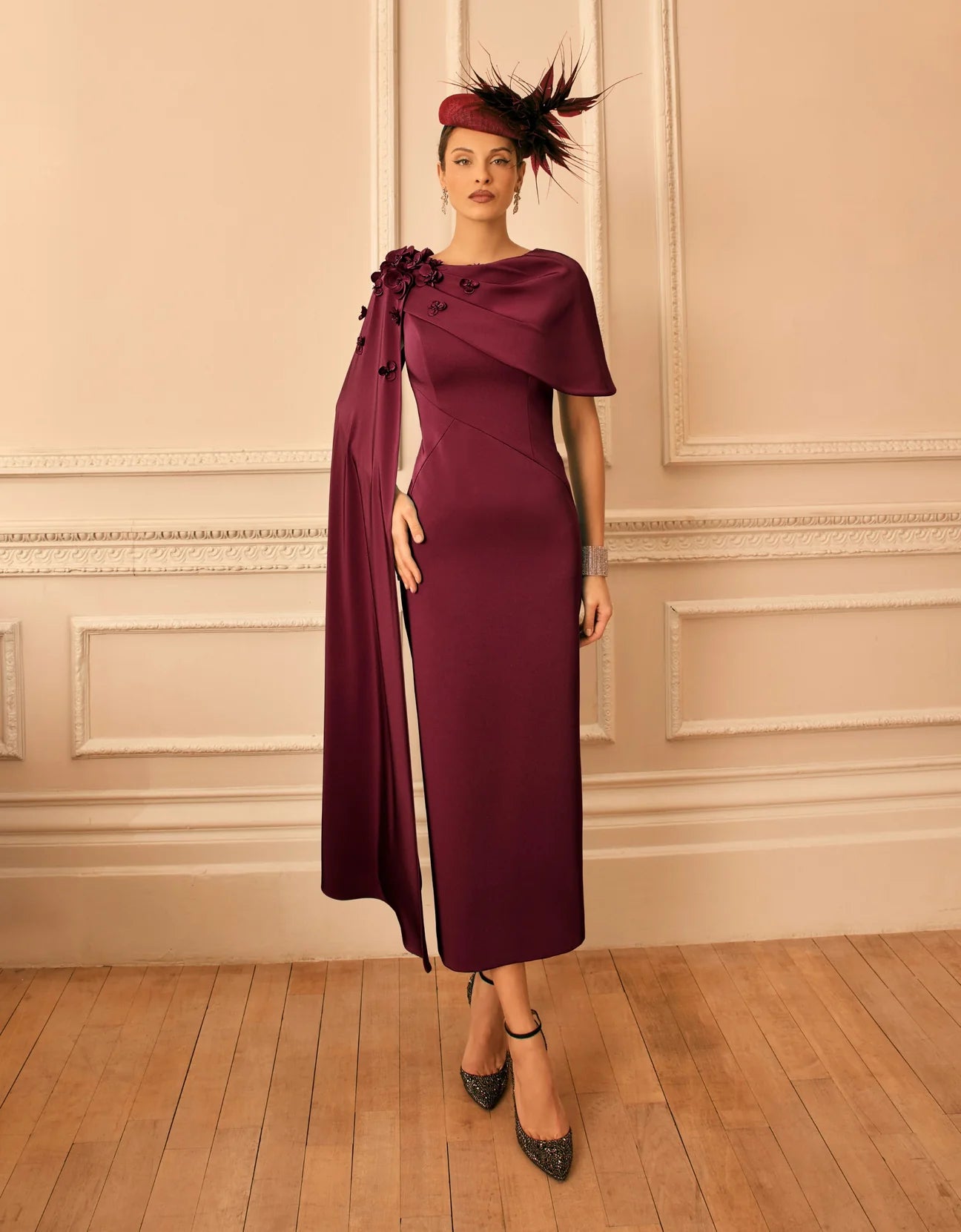 Veni Infantino 992853 Wine Dress