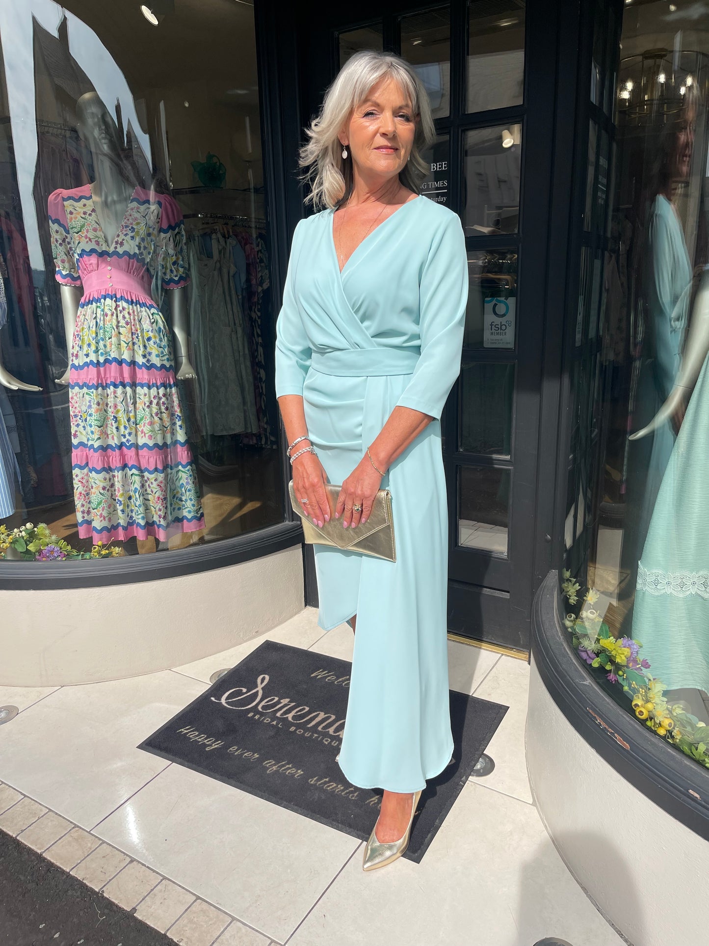 ROLEMODE Naum Aqua Dress