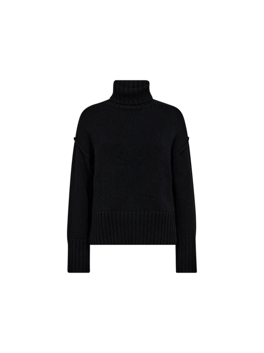 Mos Mosh Rola Black Rollneck Knit