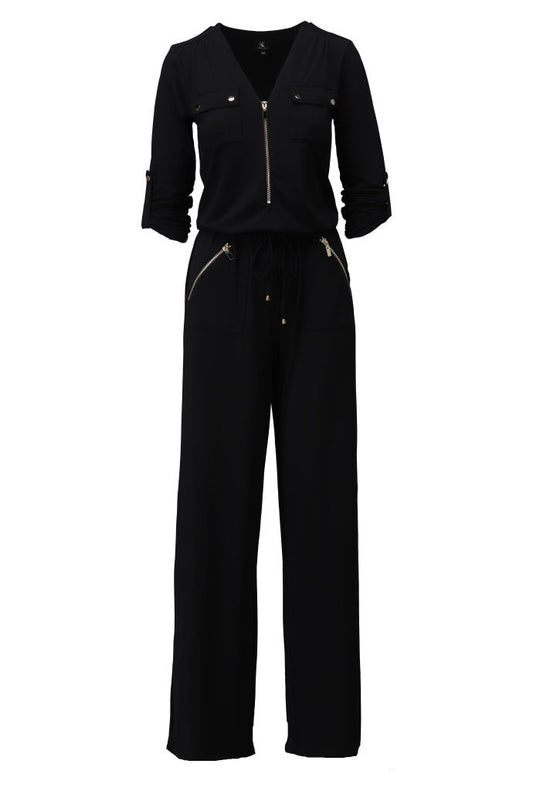 K Design B195 Black Jumpsuit