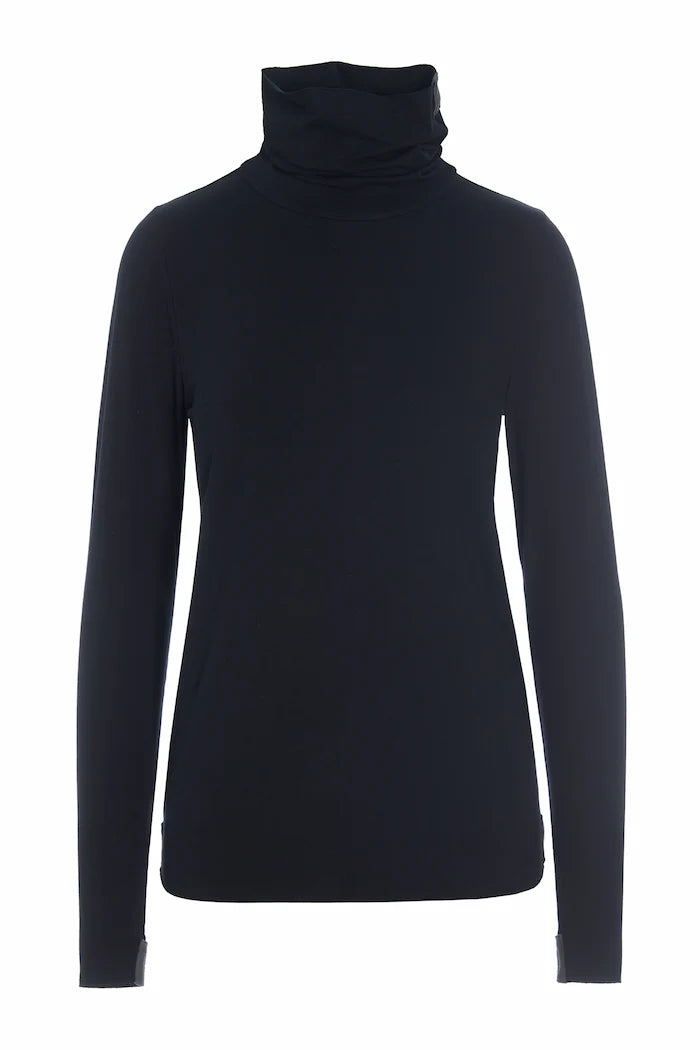 Henriette Steffensen 96079 Black High Neck Top