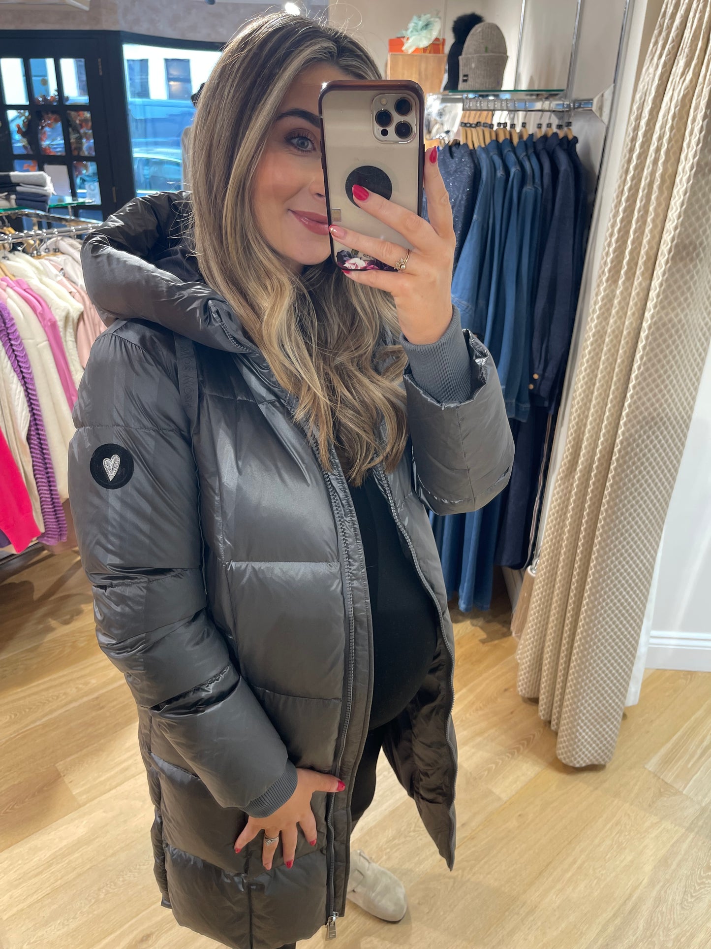 Mos Mosh Nova Dark Grey Down Jacket