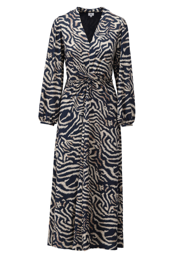 K Design D107 Zebra Maxi Dress