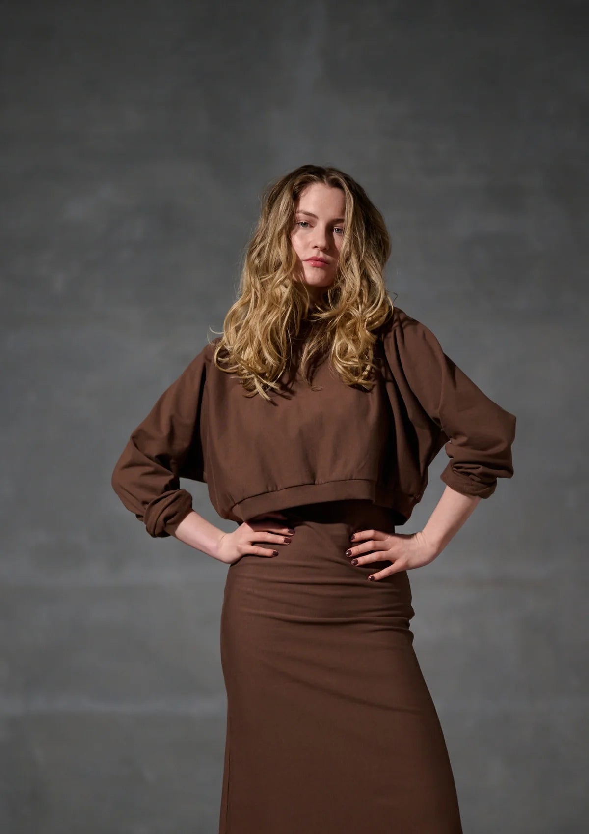 Henriette Steffensen 71016 Chokolate Short Pullover