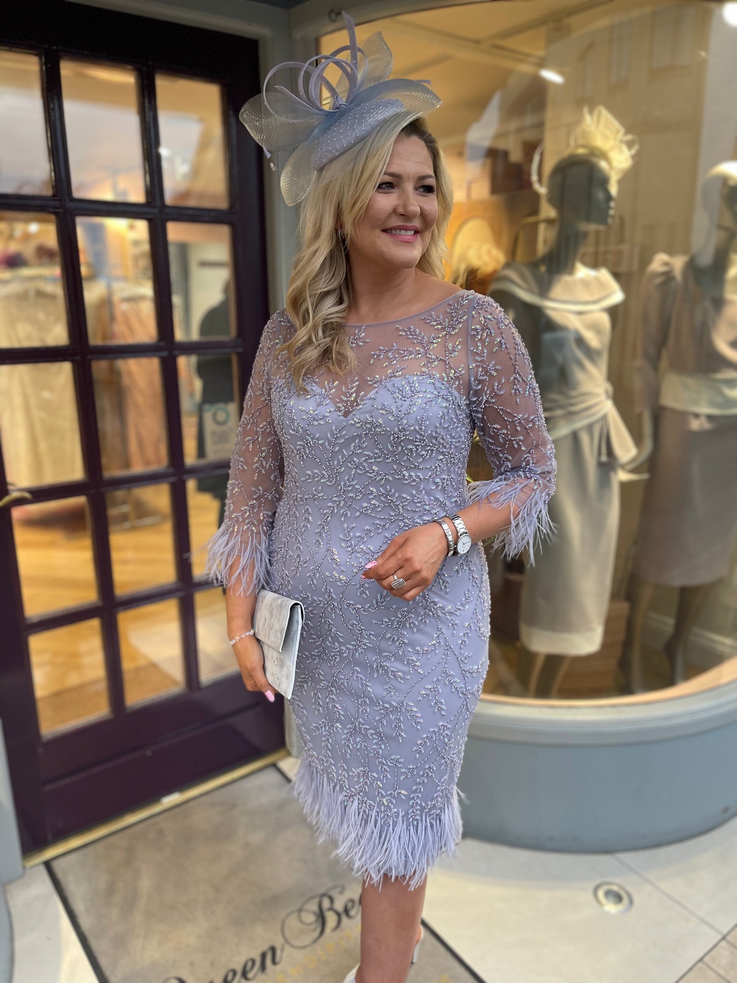 Gill Harvey Vine Beaded Dress