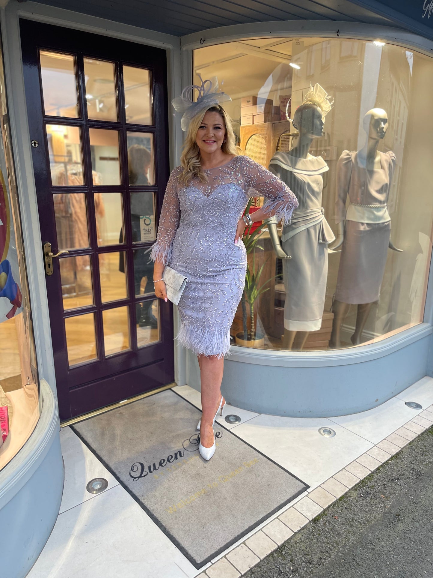 Gill Harvey Vine Beaded Dress