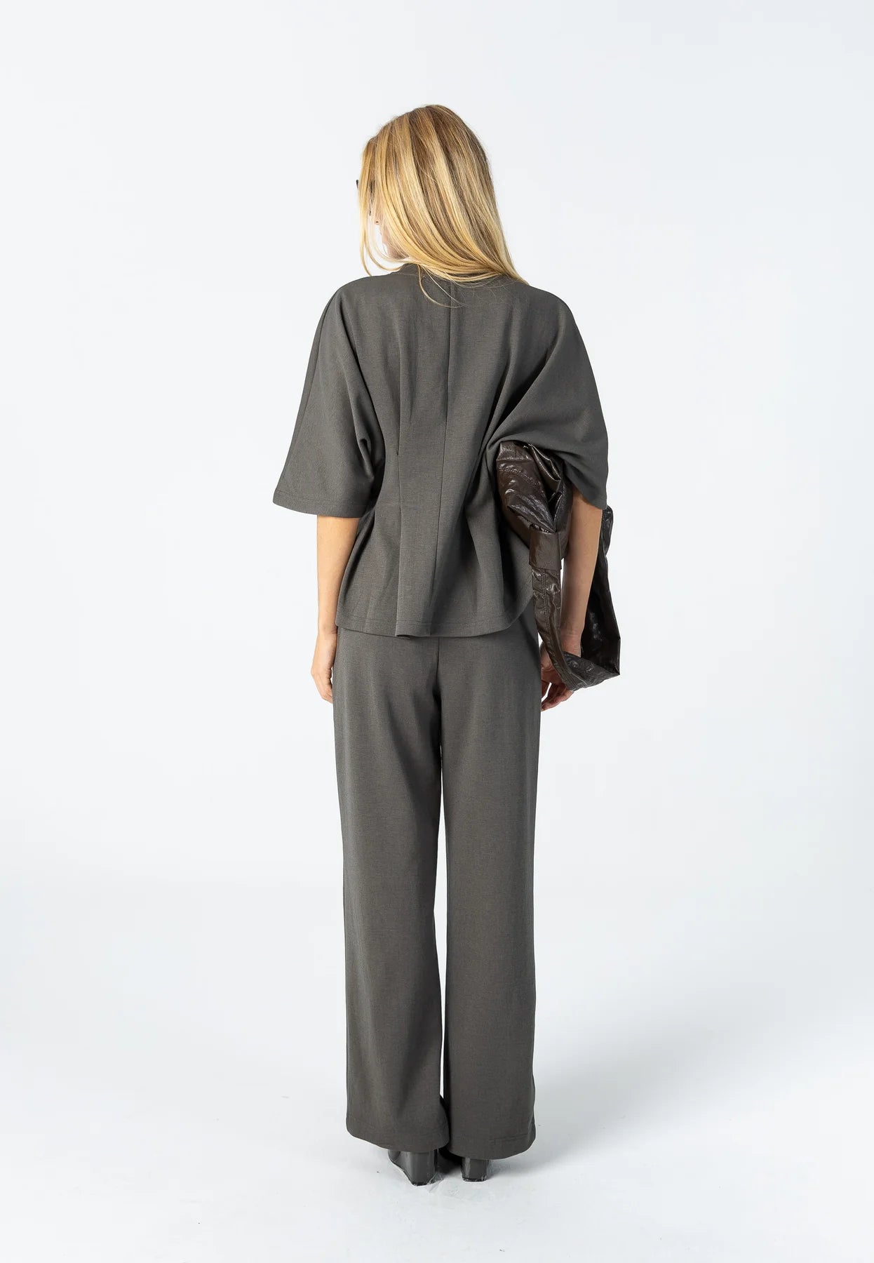 Coster 264-1418H Moss Green Jersey Blouse