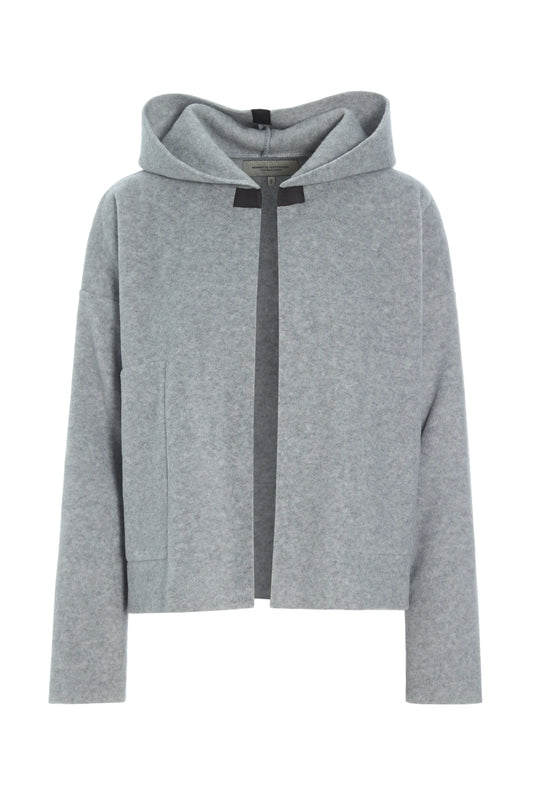 Henriette Steffensen 7158 Grey Sporty Cardigan
