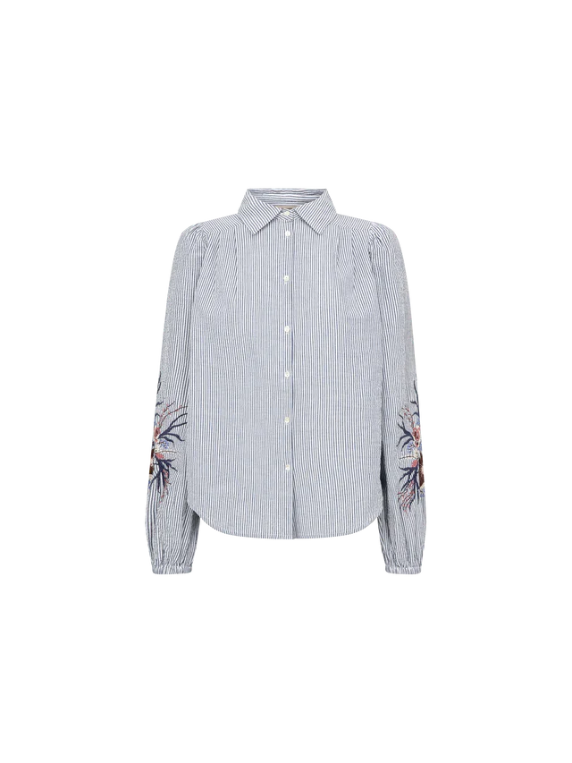 Mos Mosh Ciu Oxfo Shirt Crown Blue