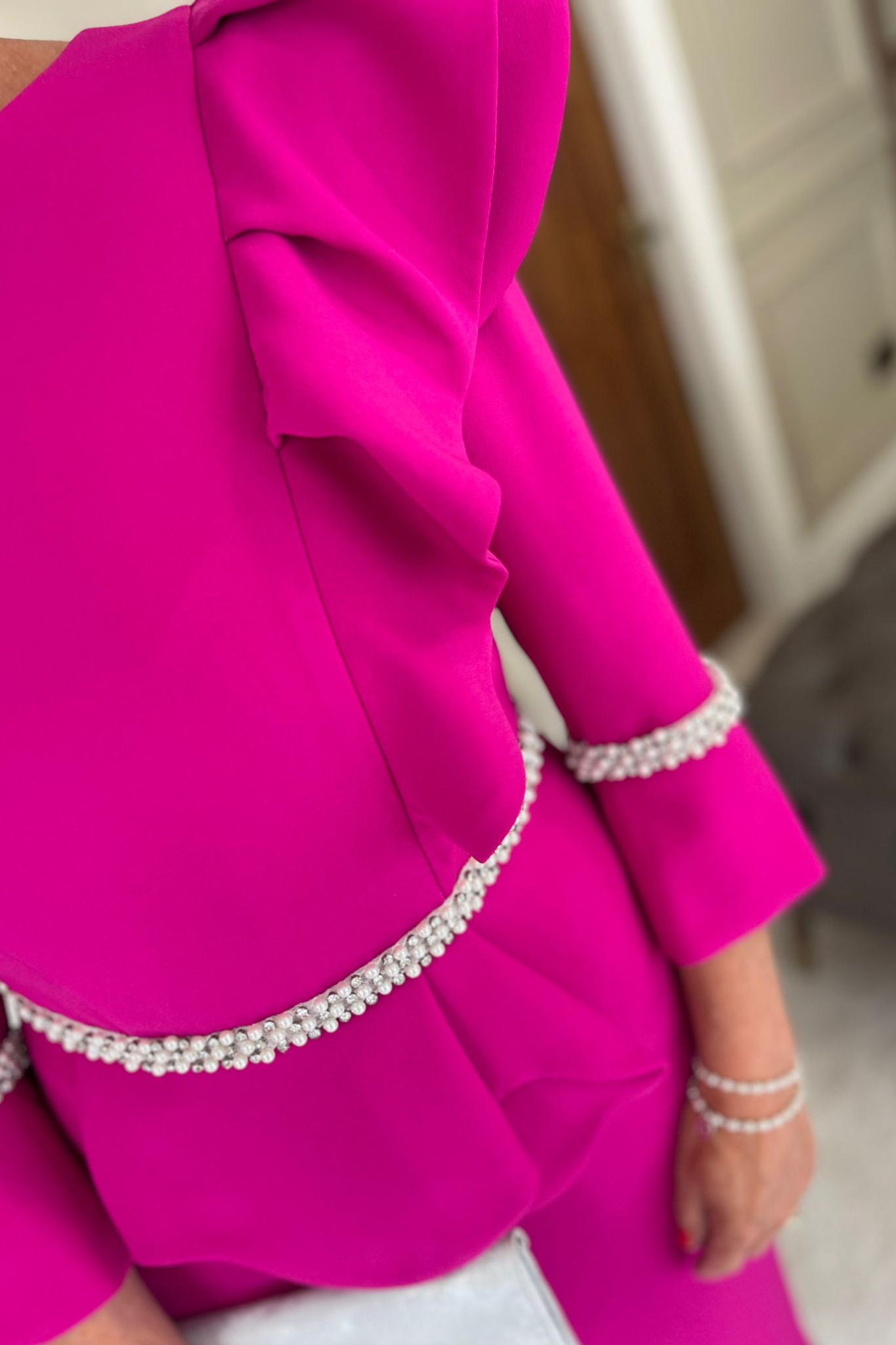 Carmen Melero 9122-2 Cerise Dress