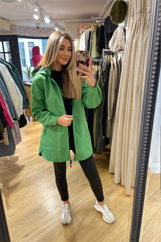 Ilse Jacobsen Rain 135B | Ilse Jacobsen Rain 135B Evergreen Coat