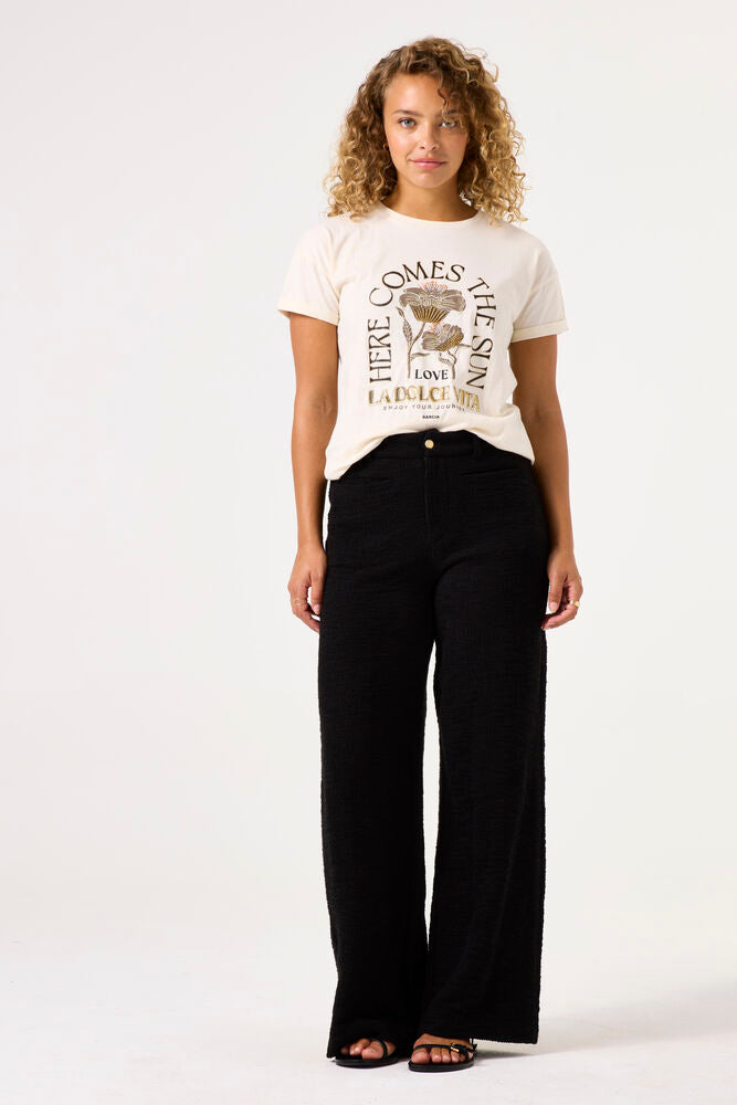 Garcia Beige Graphic Tee