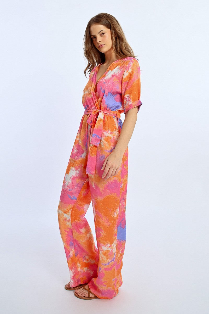 Molly Bracken LAL527DE Multi Colour Jumpsuit
