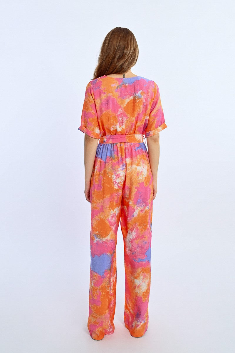 Molly Bracken LAL527DE Multi Colour Jumpsuit