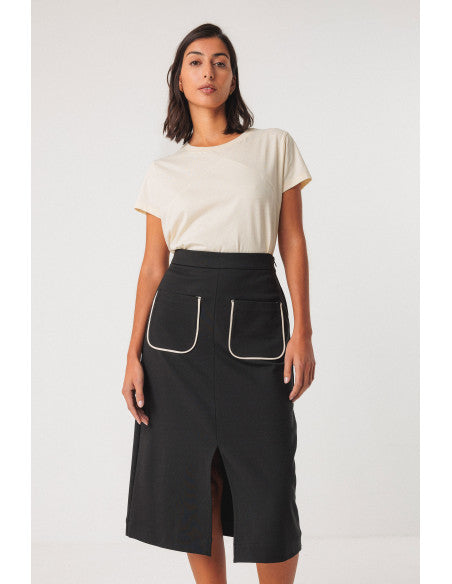 SKFK Eza Black Skirt