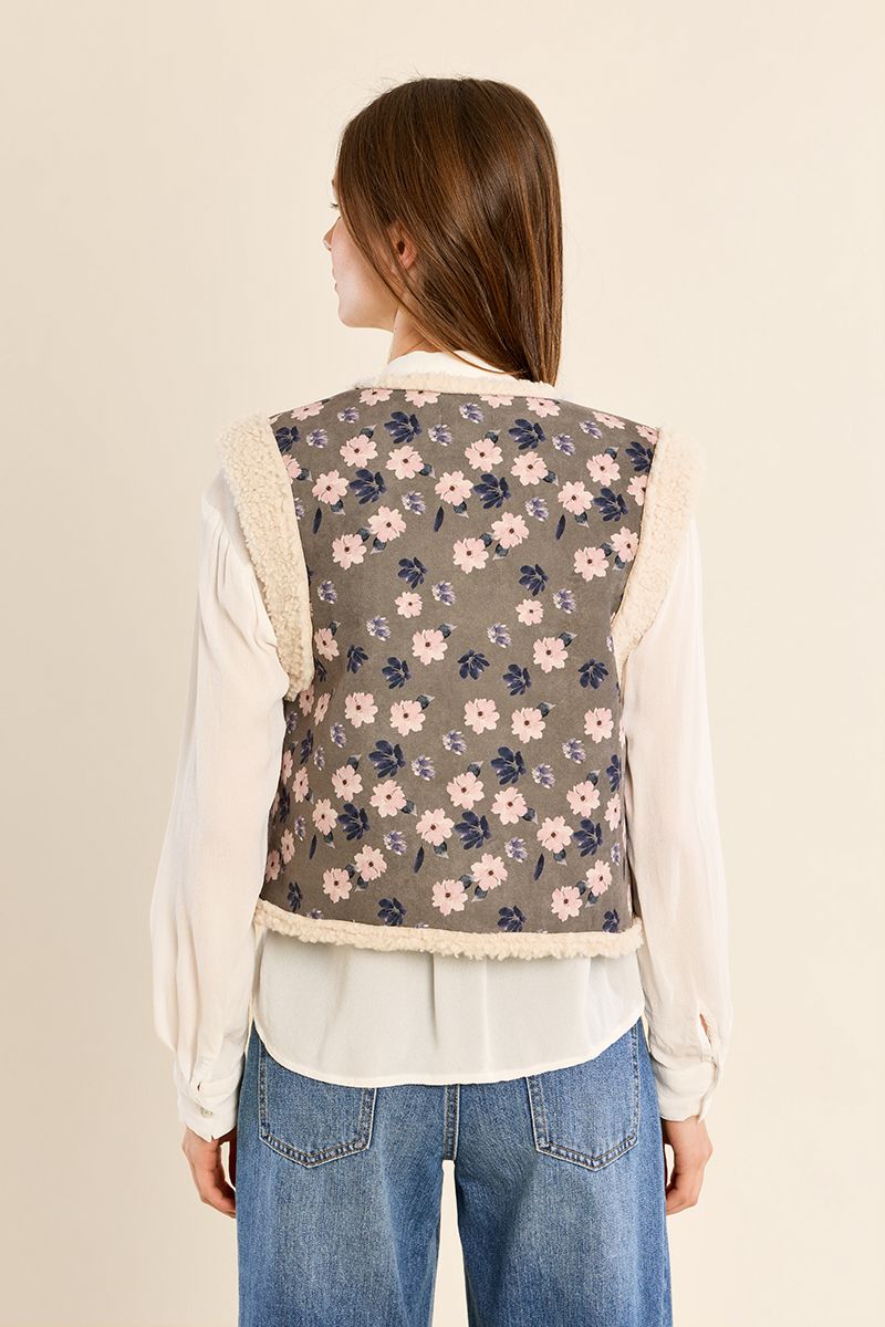 Molly Bracken Woven Sleeveless Jacket Multicolour P1890AEH