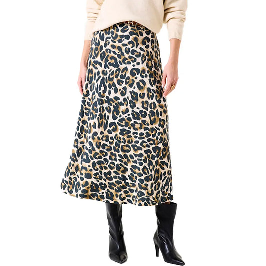Garcia H50120 Leopard Print Skirt