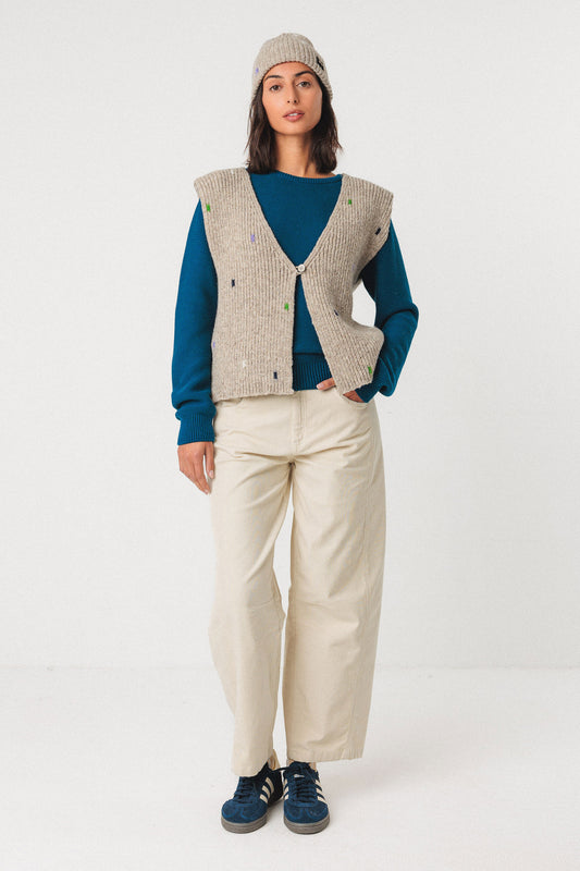 SKFK Goiatz Grey Sweater Vest