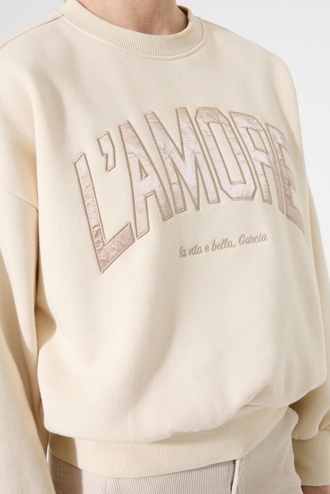 Garcia H50060 Ecru Amore Sweatshirt