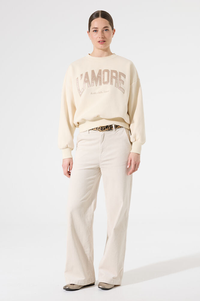 Garcia H50060 Ecru Amore Sweatshirt