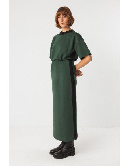 SKFK Hozta Dark Green Skirt