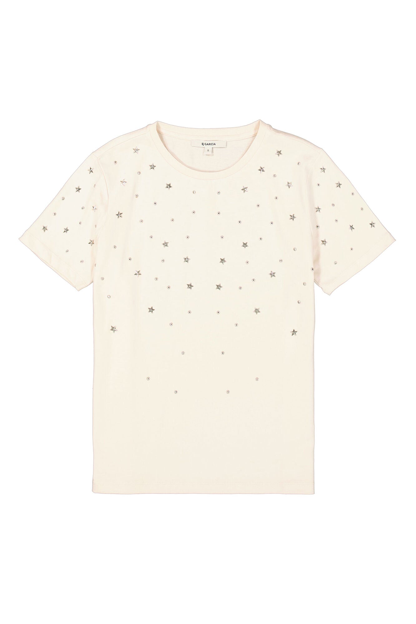 Garcia Cream Star T-Shirt