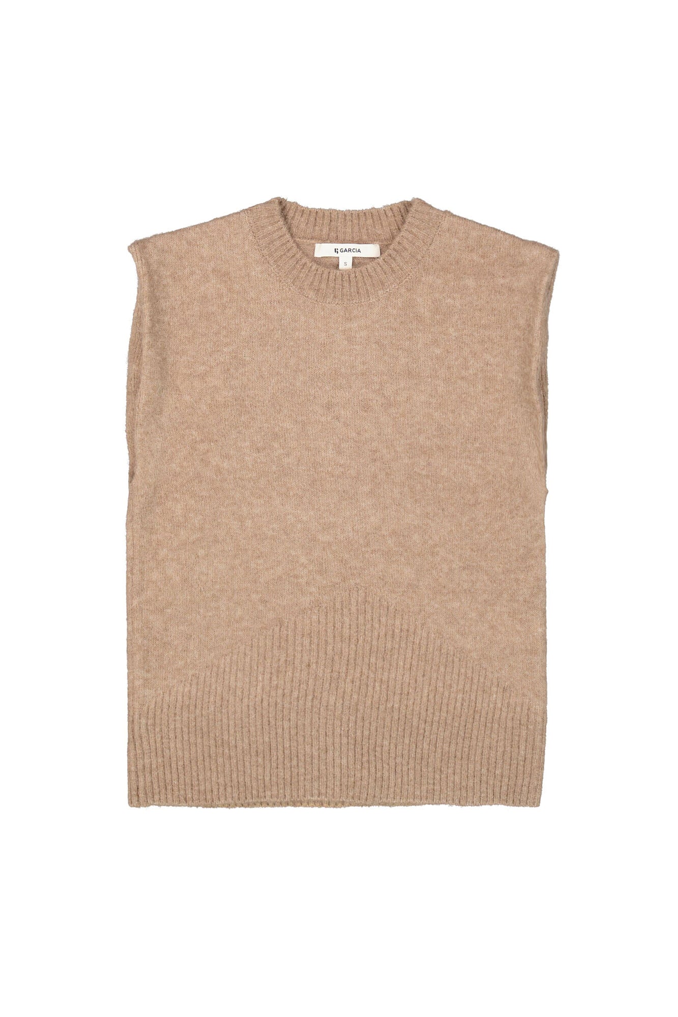 Garcia Taupe Pull Over Vest